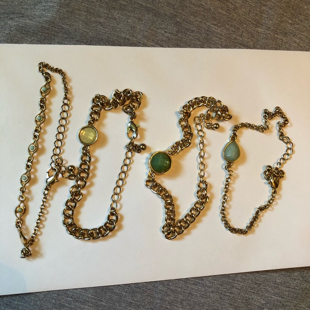 Gold Layering Bracelets